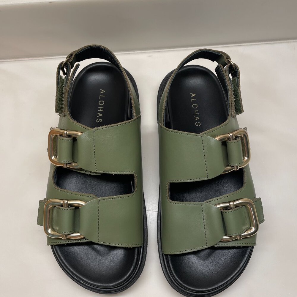 Alohas Harper Sandal - Dusty Olive - EU 37